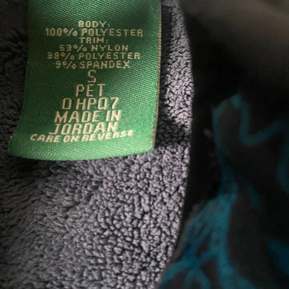 LL Bean Jacket Women Small Petite Grey Textured Full Zip Fleece Lightweight Pile